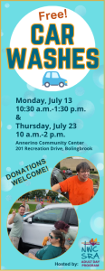 ADP Car Wash 
July 13 and July 23 at Annerino Community Center in Bolingbrook. 
