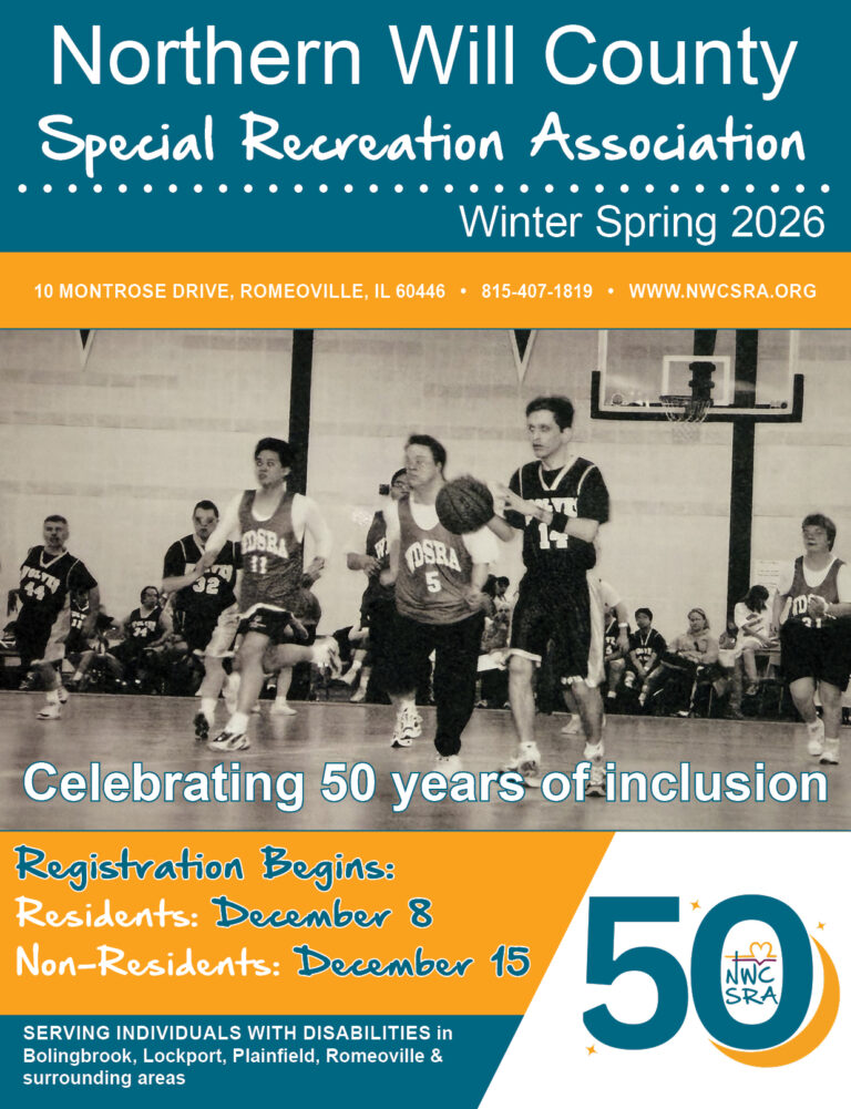 Cover page of 2026 Winter Spring brochure with 50th Anniversary logo