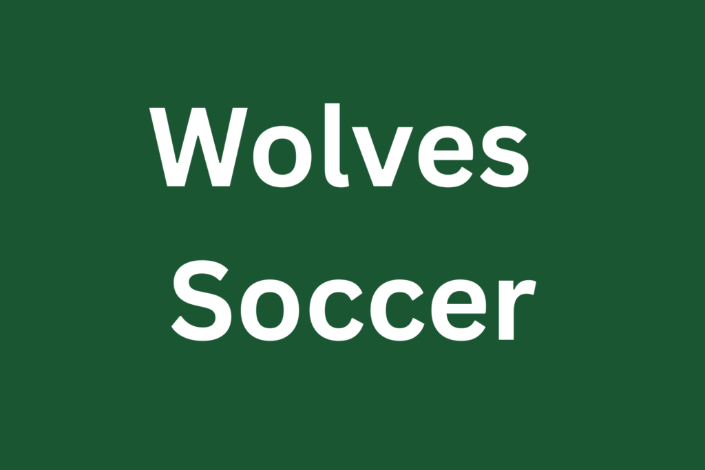 Wolves Soccer green button to connect with 2026 schedule